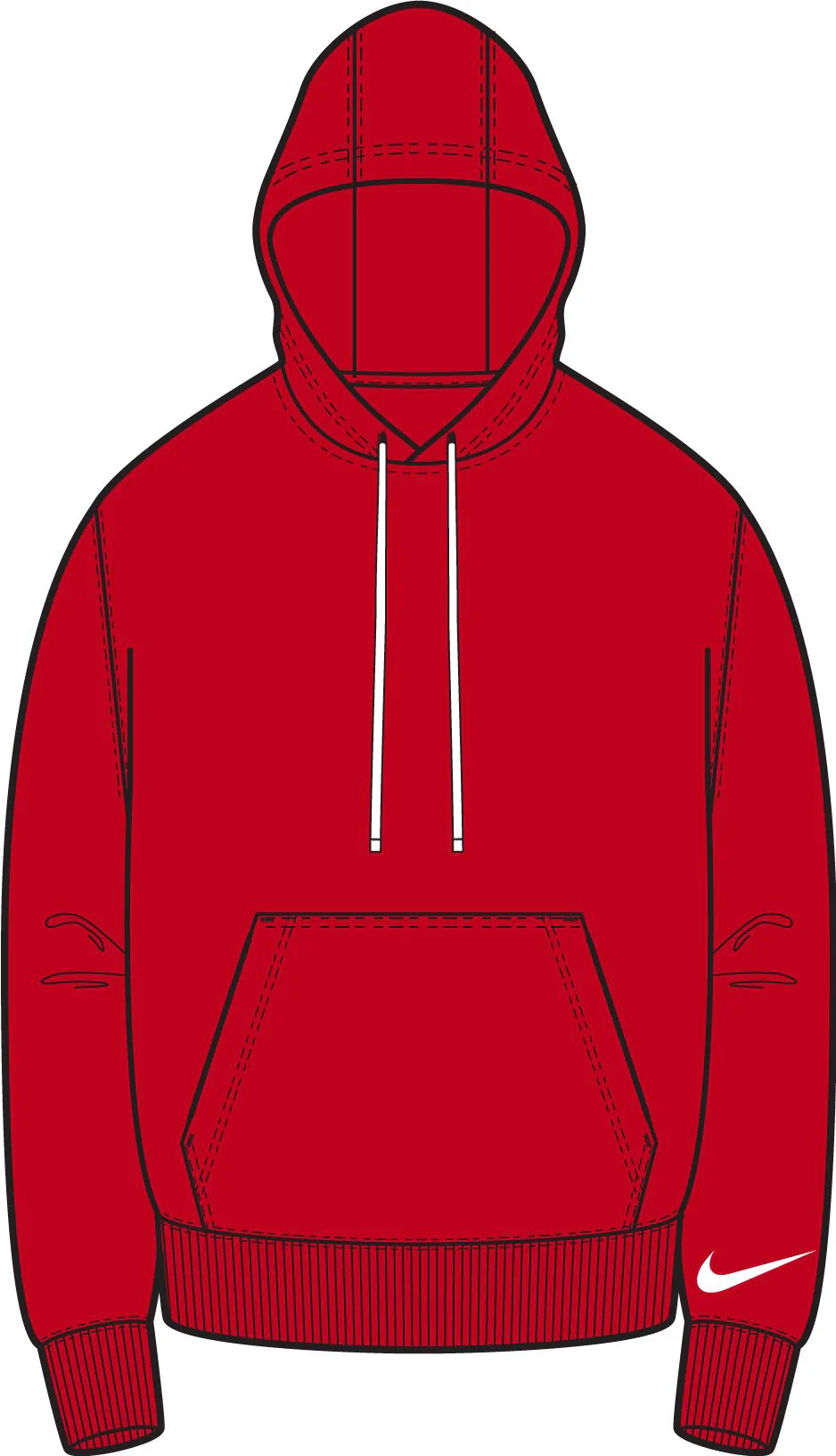 Nike Park 26 Fleece Pull Over Hooded - Image 4