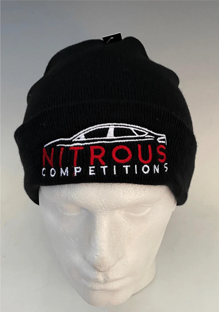Nitrous Kids - Beanie Hat, Black.