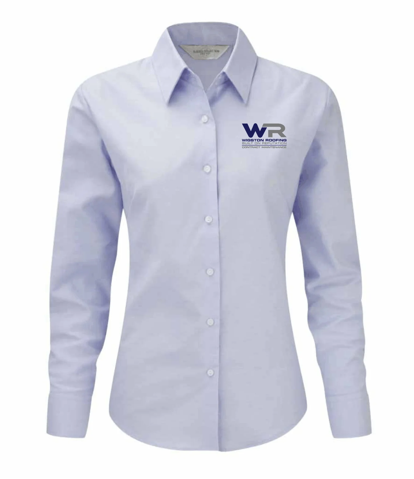 Wigston Roofing - Ladies Long Sleeve Shirt (R932F) - Image 2