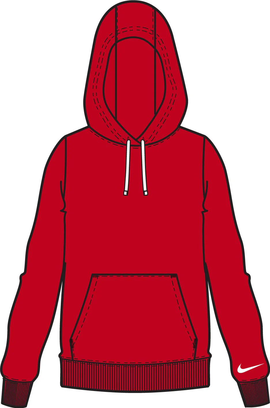Women's Nike Park 26 Fleece Pull Over Hooded - Image 11