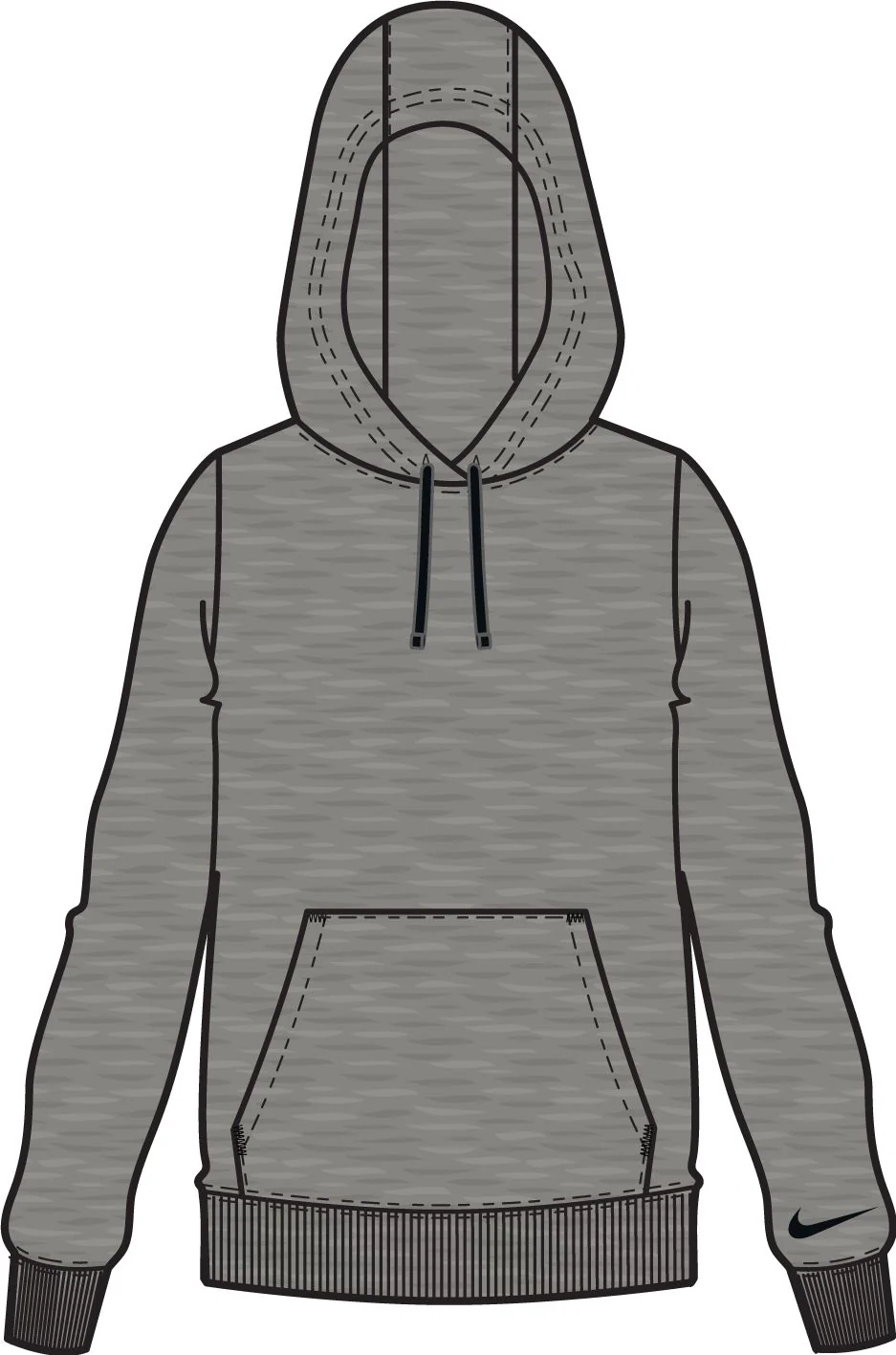 Women's Nike Park 26 Fleece Pull Over Hooded - Image 2