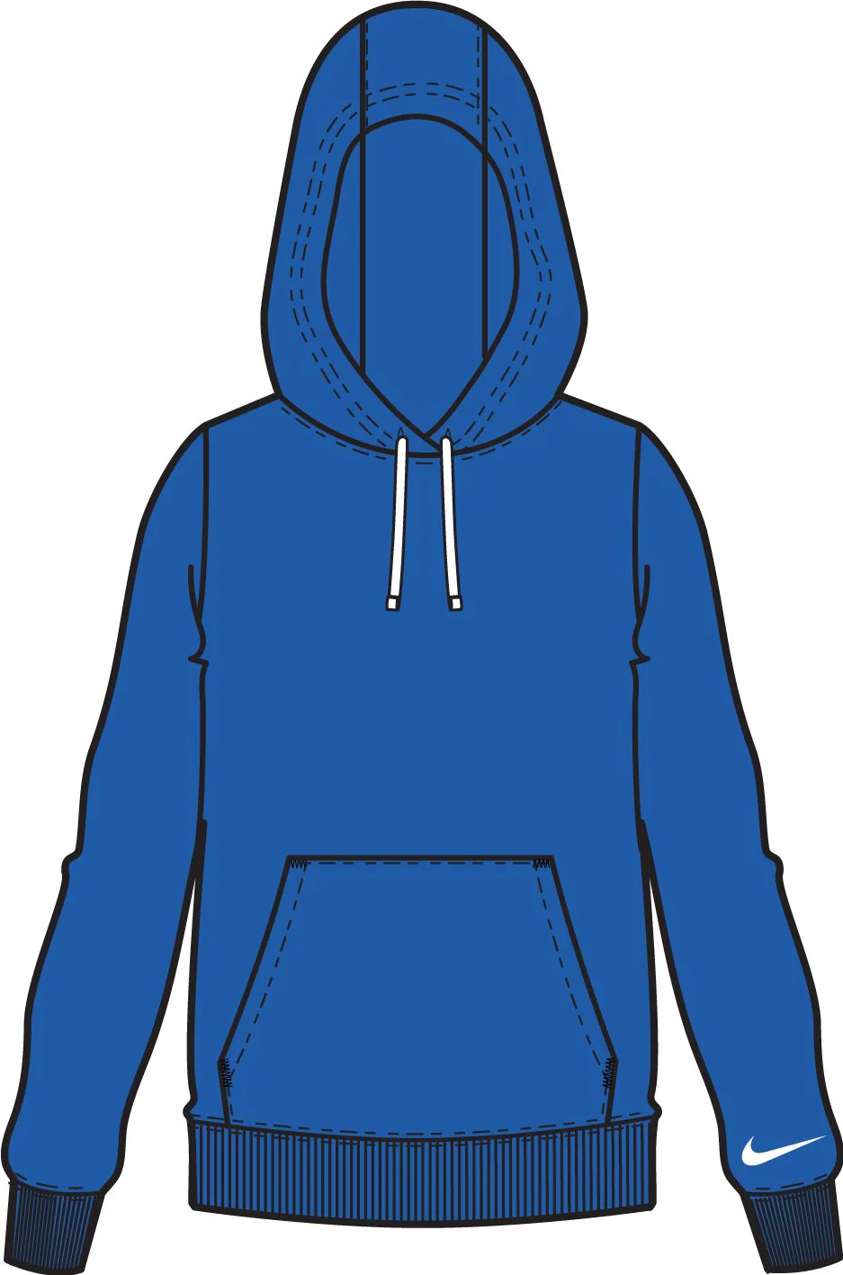 Women's Nike Park 26 Fleece Pull Over Hooded - Image 4