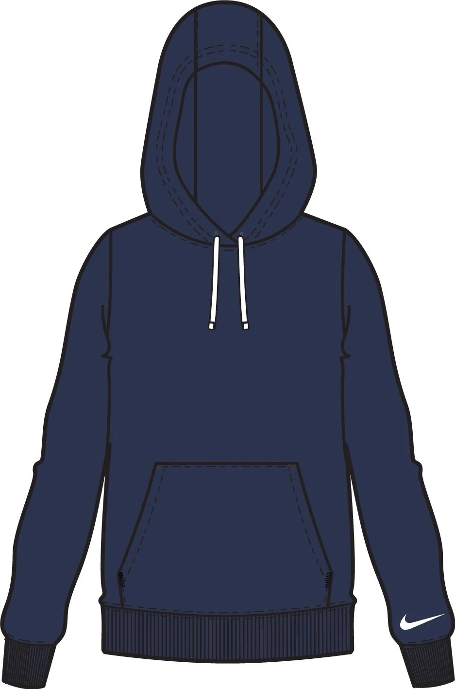 Women's Nike Park 26 Fleece Pull Over Hooded - Image 5